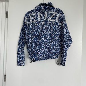 KENZO floral windbreaker with logo on back
